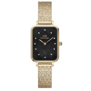 Quadro Lumine Forgyldt stål batteridrevet quartz Dame ur fra Daniel Wellington, ADW00100583